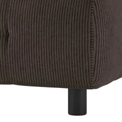 Wohnen Hocker<Modulcouch Polsterhocker in Graubraun Cord - Vita