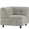 Wohnen Sofas<Modul-Polstercouch Eckelement in Graugrün - Aramato
