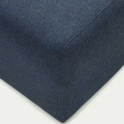Wohnen Sofas<Modulsofa Chaiselongue in Dunkelblau Stoff - Fouzi