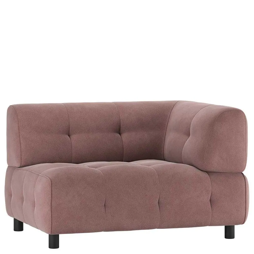 Wohnen Sofas<Modulsofa Ecke rechts in Mauve Stoff - Charin