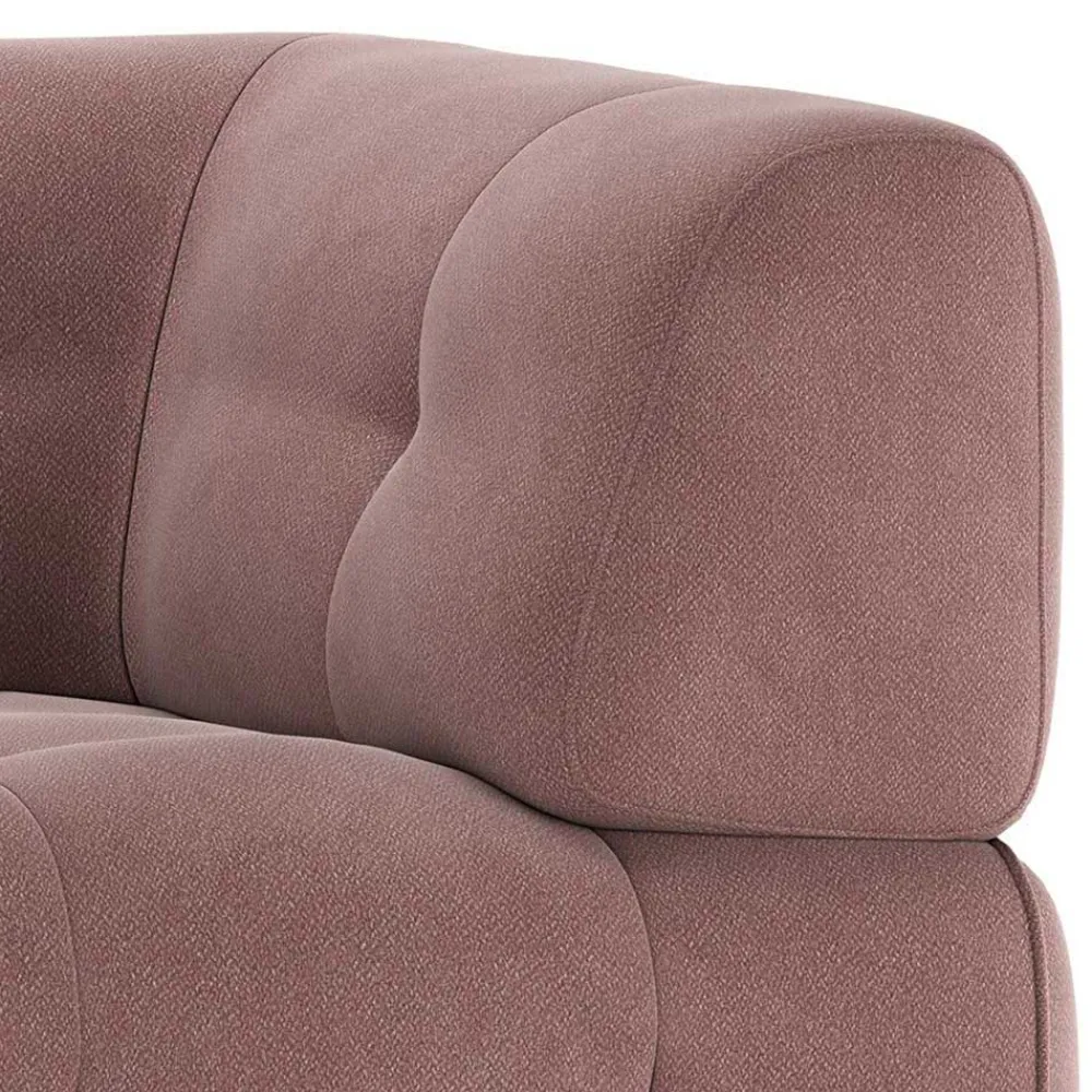Wohnen Sofas<Modulsofa Ecke rechts in Mauve Stoff - Charin