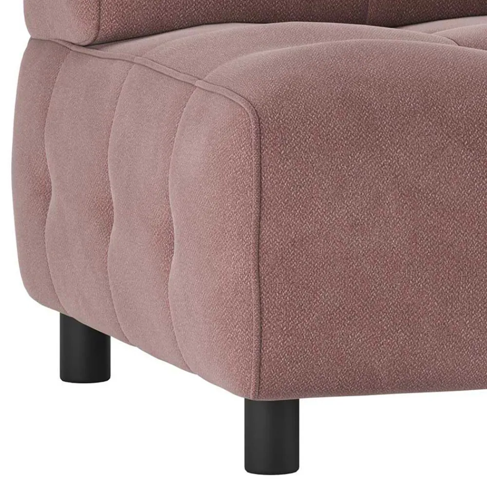 Wohnen Sofas<Modulsofa Ecke rechts in Mauve Stoff - Charin
