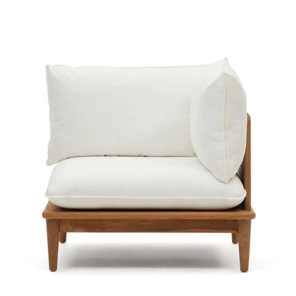 Wohnen Sofas<Modulsofa Eckelement aus Teak Massivholz - Palm