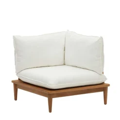 Wohnen Sofas<Modulsofa Eckelement aus Teak Massivholz - Palm