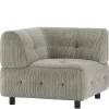 Wohnen Sofas<Modulsofa Eckelement in Graugrün Cord - Andina