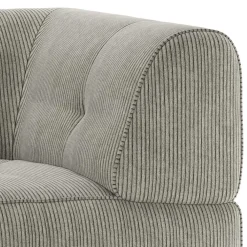 Wohnen Sofas<Modulsofa Eckelement in Graugrün Cord - Andina