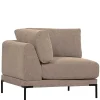 Wohnen Sofas<Modulsofa Eckelement in Schlammfarben - Alamo