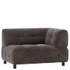 Wohnen Sofas<Modulsofa Eckteil aus Cord Graubraun - Vita
