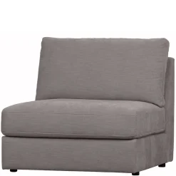 Wohnen Sofas<Modulsofa Einsitzer in Grau Stoff - Gregg
