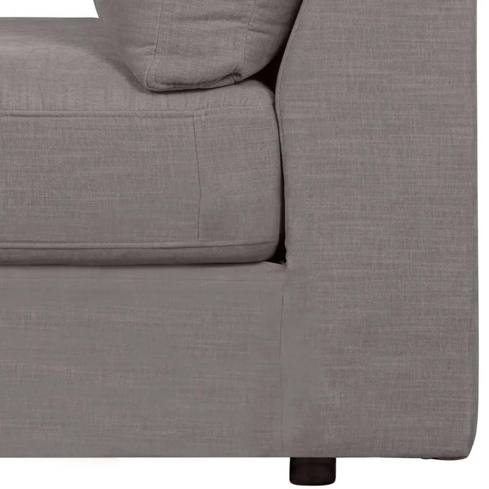Wohnen Sofas<Modulsofa Einsitzer in Grau Stoff - Gregg