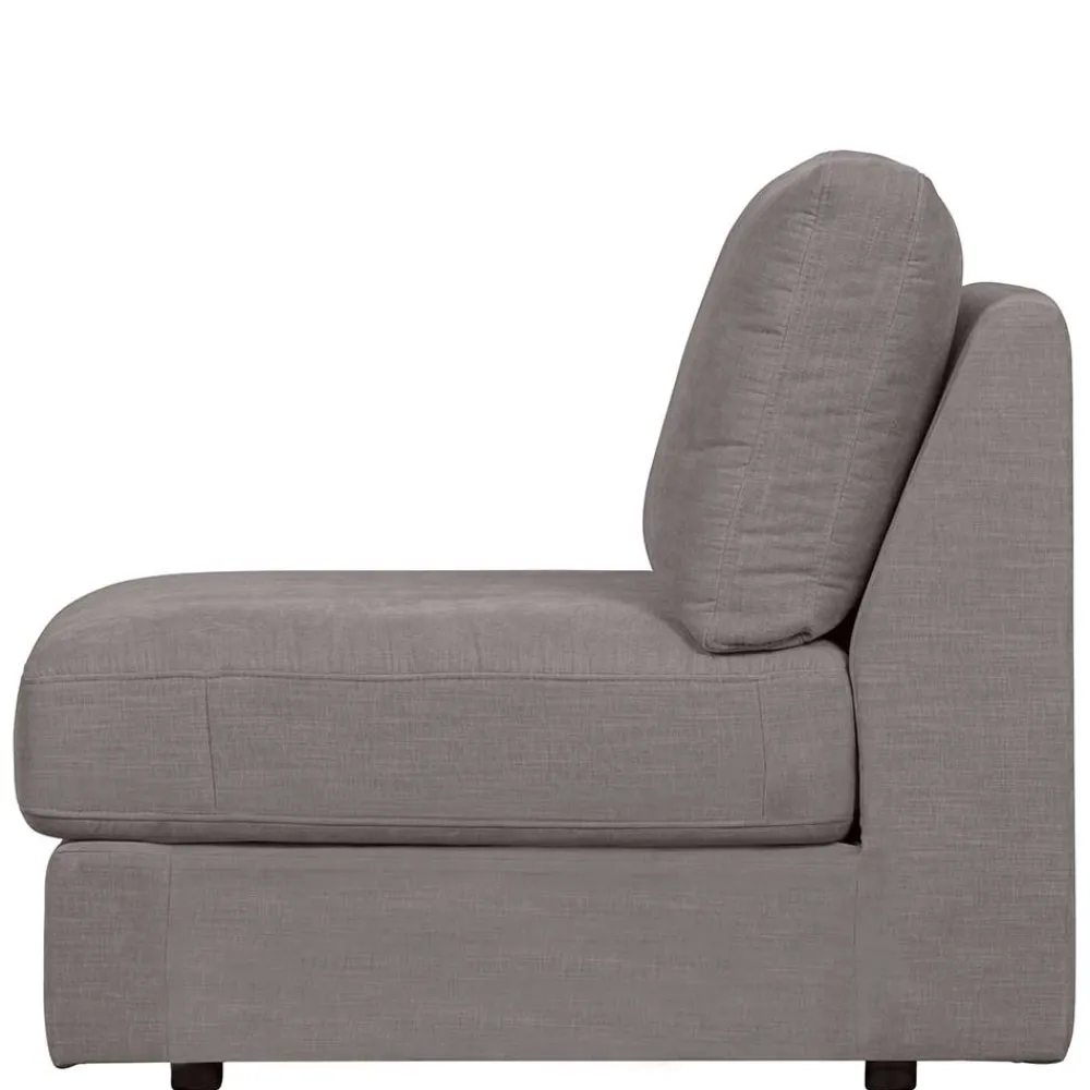 Wohnen Sofas<Modulsofa Einsitzer in Grau Stoff - Gregg