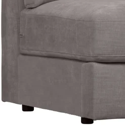 Wohnen Sofas<Modulsofa Einsitzer in Grau Stoff - Gregg