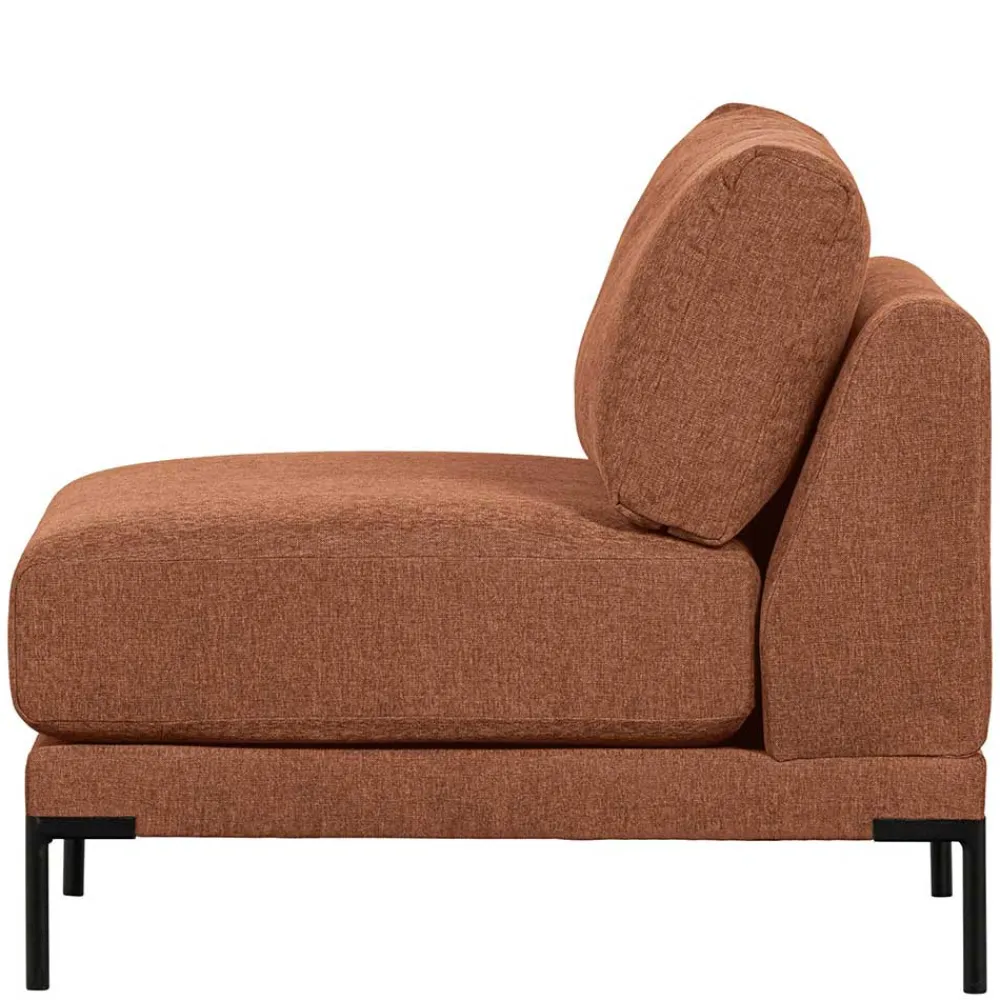 Wohnen Sofas<Modulsofa Element in Rost Braun Chenille - Brixx