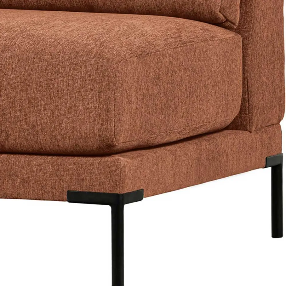 Wohnen Sofas<Modulsofa Element in Rost Braun Chenille - Brixx