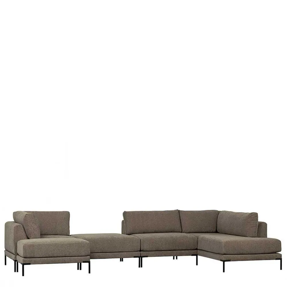 Wohnen Sofas<Modulsofa Lounge links in Taupe - Birte