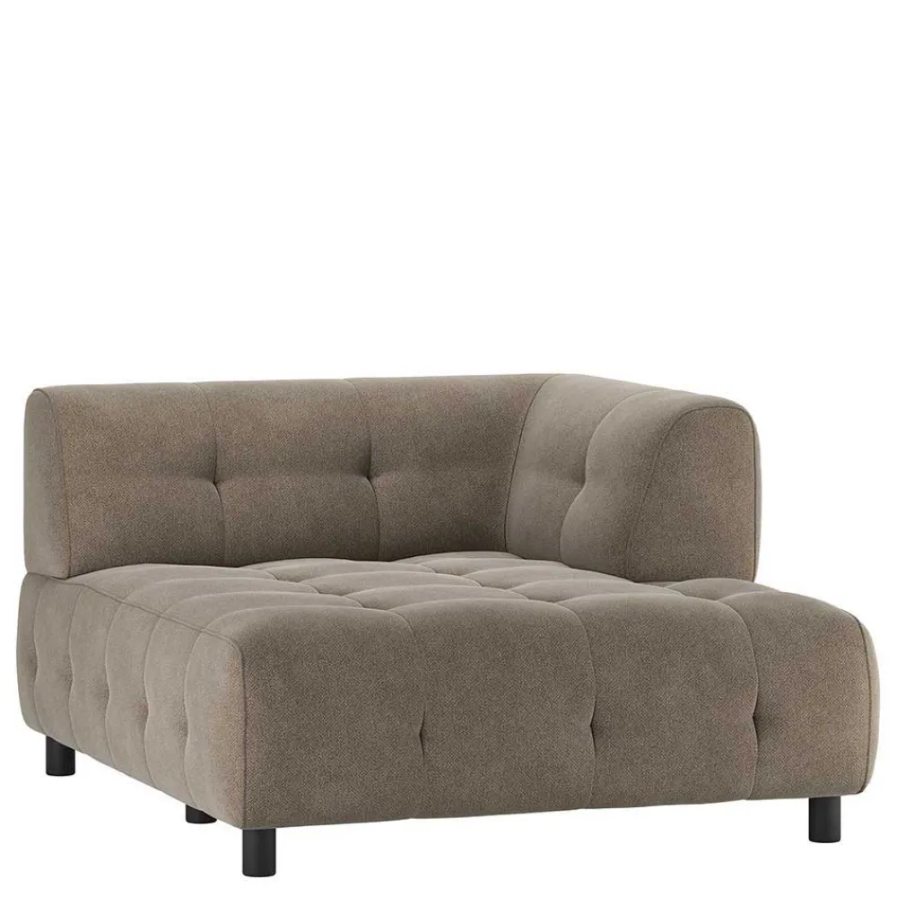 Wohnen Sofas<Modulwohnlandschaft Ecke rechts in Graugrün - Visaraldo