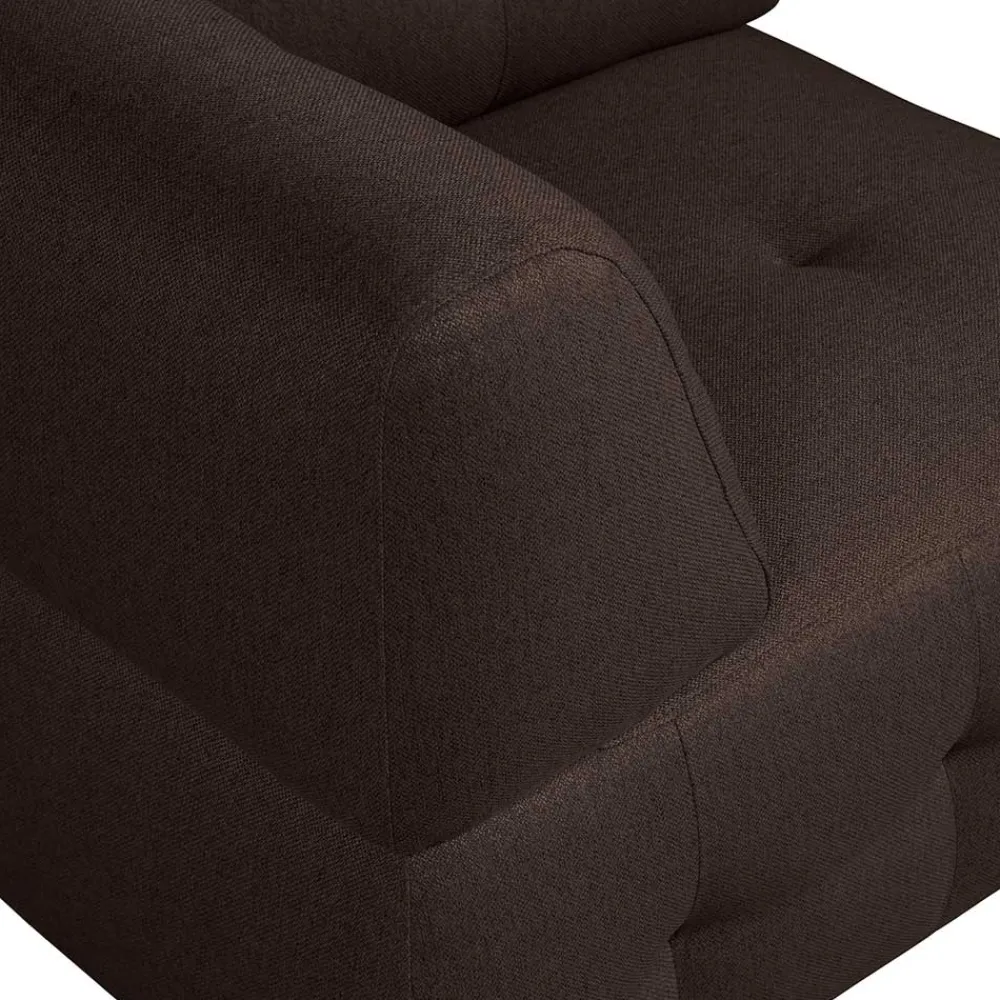 Wohnen Sofas<Modul-Wohnlandschaft Ecke in Graubraun - Shinin