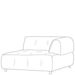 Wohnen Sofas<Modul-Wohnlandschaft Ecke in Blassgrün - Pancicu