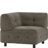 Wohnen Sofas<Modul-Wohnlandschaft Eckelement aus Strukturstoff - Brasso
