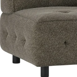 Wohnen Sofas<Modul-Wohnlandschaft Eckelement aus Strukturstoff - Brasso
