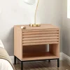 Wohnen Kommoden<Nachtkommode mit einer Schublade und Fach - Lunira