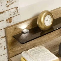 Wohnen Kommoden<Nachtschrank Set Neriman in Creme und Eichefarben (2er Set)
