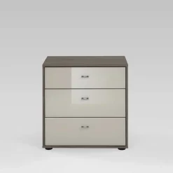 Wohnen Kommoden<Nachttisch Kommode Cartesna in Creme