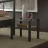 Wohnen Kommoden<Nachttisch Virginia in Dunkelgrau