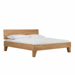 Wohnen Betten<Natürliches Holzbett Jessen z.B. als Einzelbett