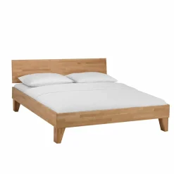 Wohnen Betten<Natürliches Holzbett Jessen z.B. als Einzelbett