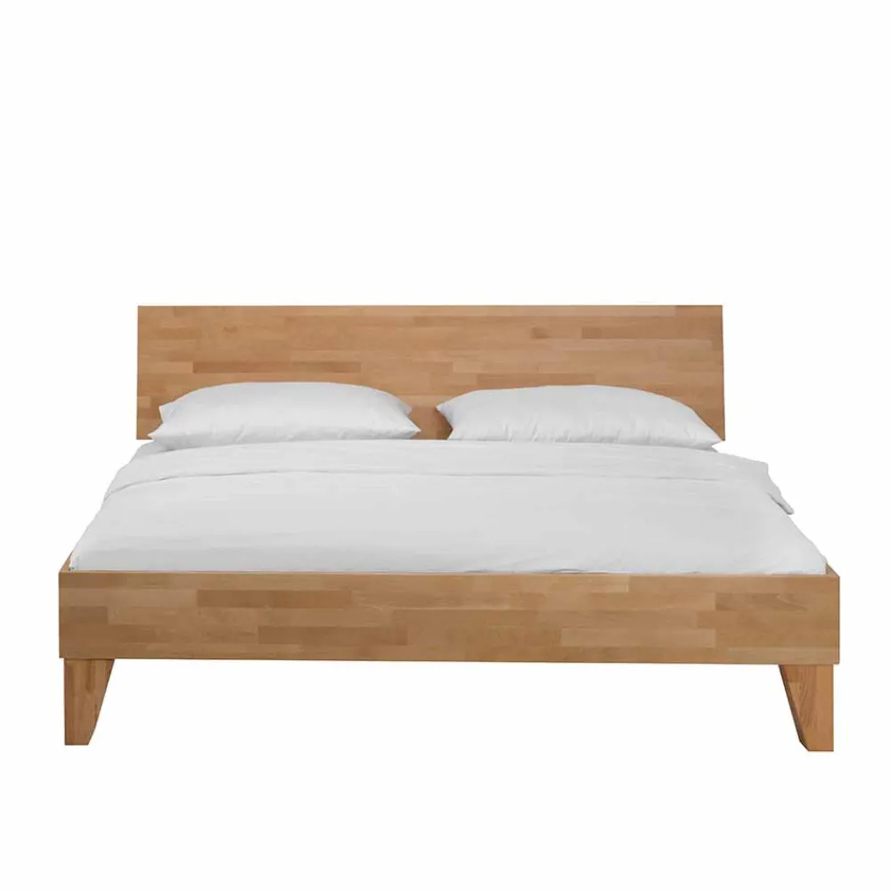 Wohnen Betten<Natürliches Holzbett Jessen z.B. als Einzelbett