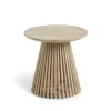 Wohnen Tische<Naturbelassener Designtisch aus Teakholz - Trainy