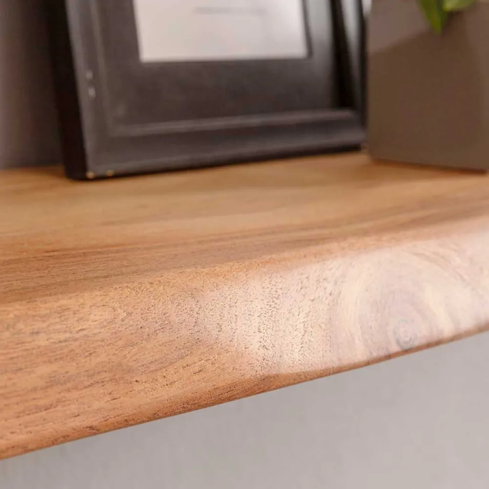 Wohnen Regale<Naturholz Wandboard aus Akazie - Osla