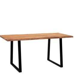 Wohnen Tische<Naturkanten-Tisch mit Trapezbeinen - Captain