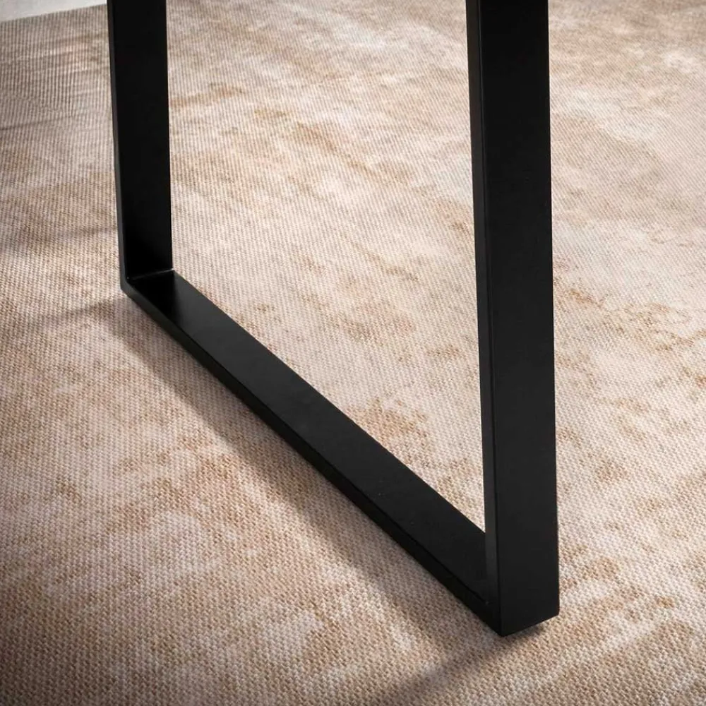 Wohnen Tische<Naturkanten-Tisch mit Trapezbeinen - Captain