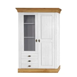 Wohnen Vitrinen<Niedrige Vitrine Sibiuta im Landhaus Look