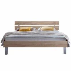 Wohnen Betten<Niedriges Bett Hamburg in Eiche Sonoma Dekor