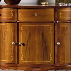 Wohnen Sideboards<Nussbaumfarbenes Sideboard Dentro im Barock Design