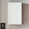 Wohnen Schränke<Oberer Badezimmerschrank in Weiß & Wildeiche - Eight