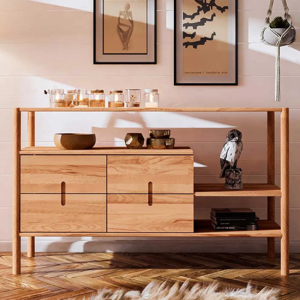 Wohnen Regale<Offenes Designregal mit zwei Fächern - Indrya