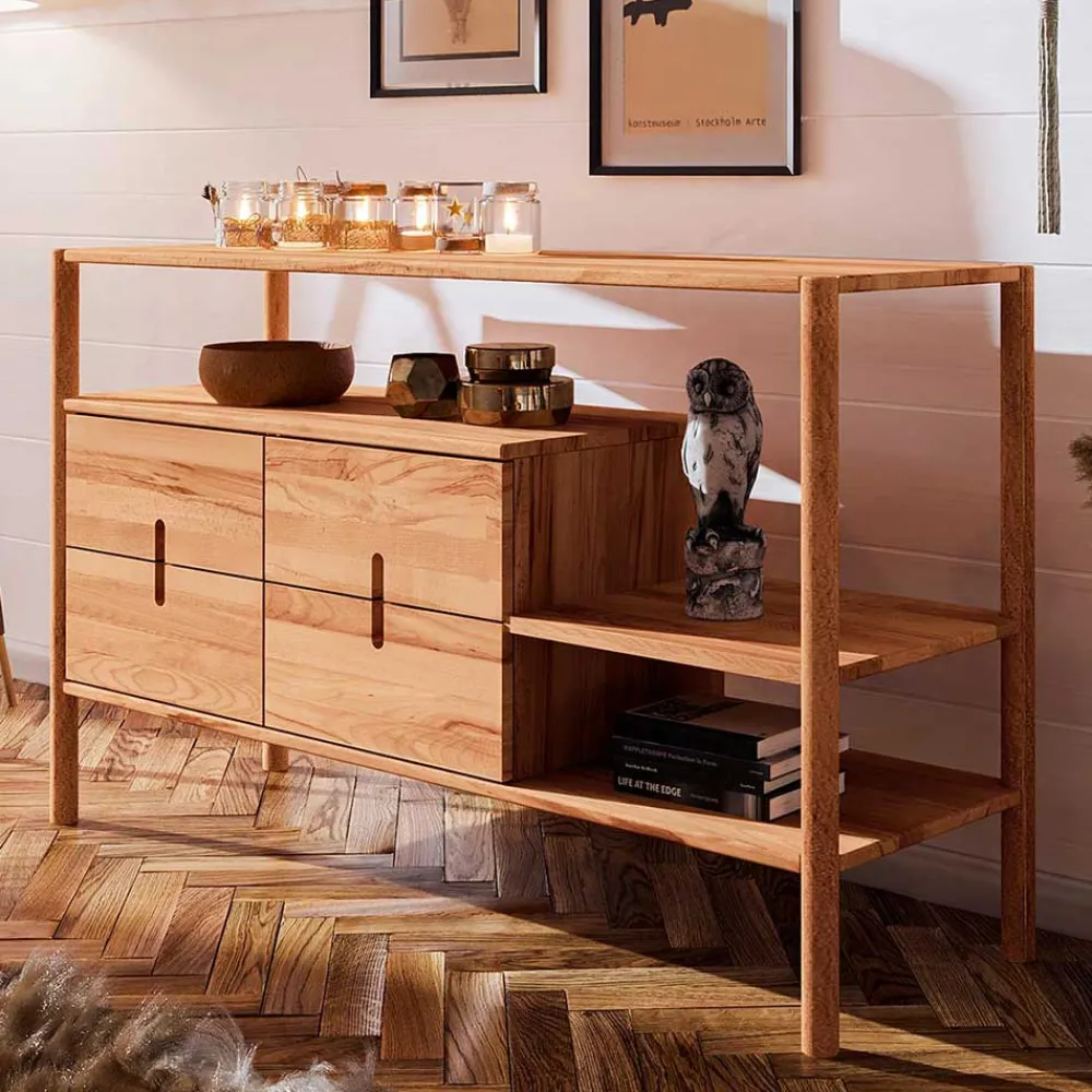 Wohnen Regale<Offenes Designregal mit zwei Fächern - Indrya
