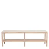 Wohnen Tv & Hifi-Möbel|Lowboards<Offenes Lowboard Regal mit Travertin Deckplatte - Kentos