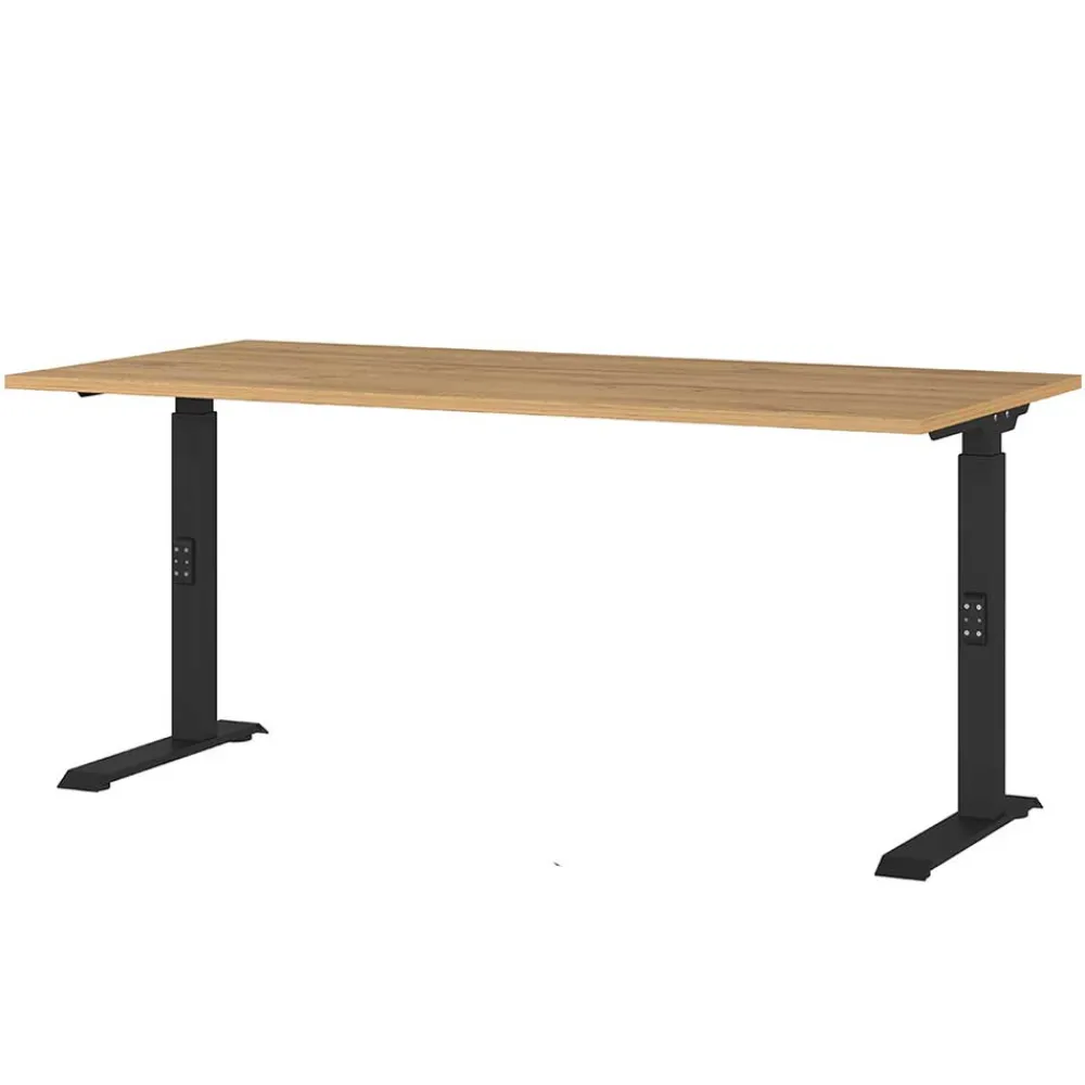 Wohnen Tische<Officetisch mit Rollcontainer Set - Eture (zweiteilig)