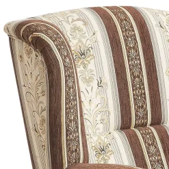 Wohnen Sessel<Ohrenbackensessel mit Streifen und Ornamenten - Etrinas