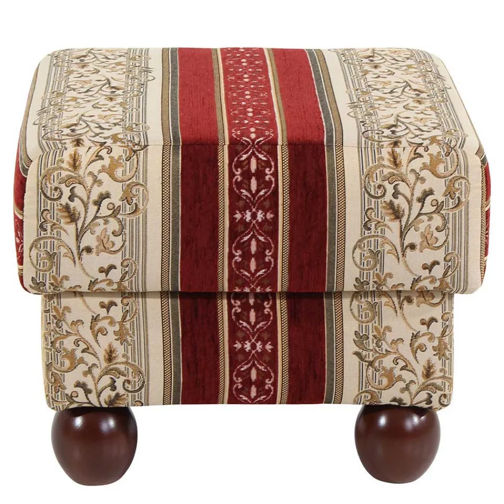 Wohnen Sessel<Ohrensessel mit Streifen und Ornamenten - Basento