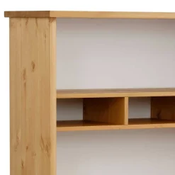 Wohnen Regale<Ordnungshelfer Regal in Weiß & Honig - Enjes