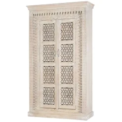 Wohnen Schränke<Orient Design Schrank in Mangoholz White Wash - Capo
