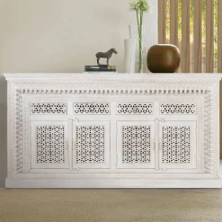Wohnen Sideboards<Orient Style Sideboard aus Mangoholz White Wash - Capo