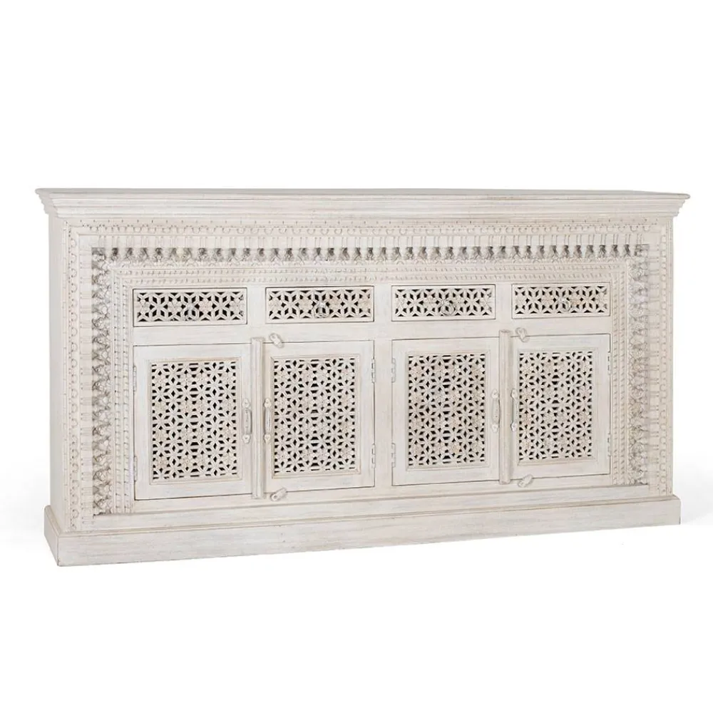 Wohnen Sideboards<Orient Style Sideboard aus Mangoholz White Wash - Capo