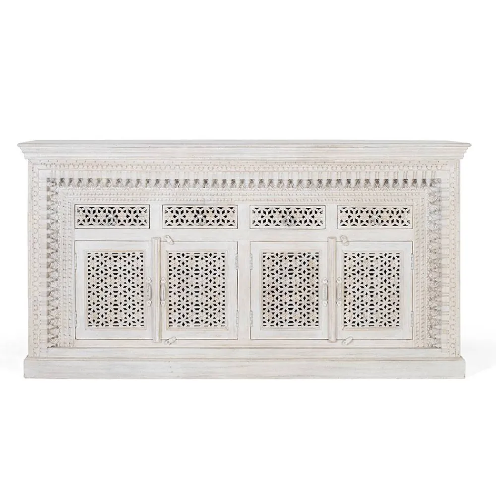 Wohnen Sideboards<Orient Style Sideboard aus Mangoholz White Wash - Capo